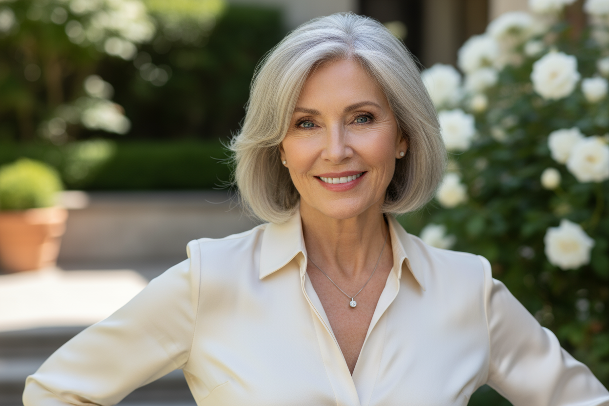 mujer mayor con buena apariencia fisica